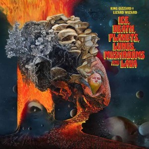 KING GIZZARD & THE LIZARD WIZARD-ICE, DEATH, PLANETS, LUNGS, MUSHROOM AND LAVA (RECYCLED BLACK VINYL)