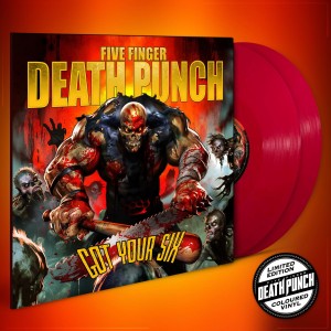 Five Finger Death Punch - Got Your Six (2015) (2x Opaque Red Vinyl)