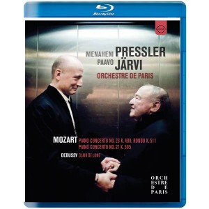 Menahem Pressler & Paavo Järvi - Mozart: Piano Concertos Nos. 23 & 27 (Blu-ray)