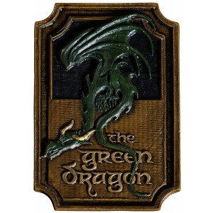 LORD OF THE RINGS MAGNET THE GREEN DRAGON