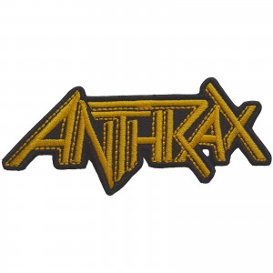 ANTHRAX  YELLOW LOGO WOVEN PATCH