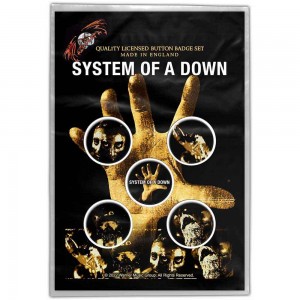 System Of A Down Button Badge Pack