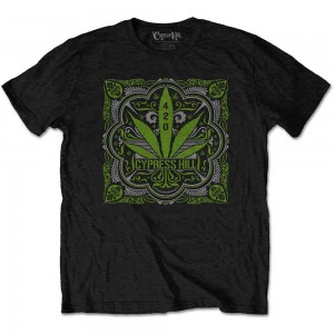 CYPRESS HILL 420 LEAF T-SHIRT: L