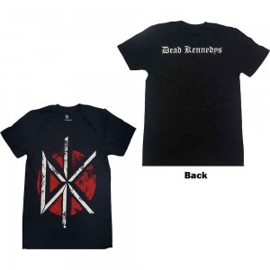 Dead Kennedys Unisex T-Shirt: Vintage Logo (Black) (Back Print) (X-Large)