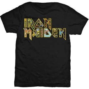Iron Maiden Unisex T-Shirt: Eddie Logo (Black) (XX-Large)