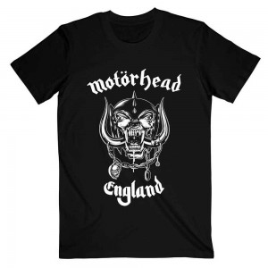 Motorhead Unisex T-Shirt: England (Black) (X-Large)