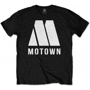 Motown Records Unisex T-Shirt: M Logo (Black) (Medium)