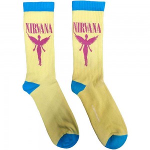 NIRVANA ANGELIC YELLOW SOCKS