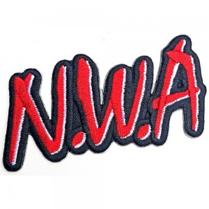 NWA CUT-OUT LOGO WOVEN PATCH