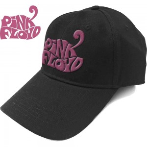 Pink Floyd Unisex Baseball Cap: Retro Swirl Logo (Black)