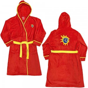 Primal Scream Unisex Bathrobe: Screamadelica (Red & Yellow) (Back Print) (Large - X Large)