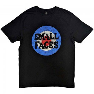 Small Faces Unisex T-Shirt: Mod Target (Black) (Medium)