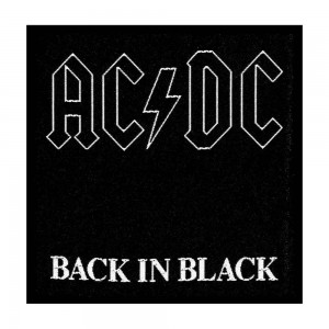 AC/DC Standard Patch: Back in Black