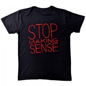 Talking Heads Unisex T-Shirt: Stop Making Sense (Black) (Large)