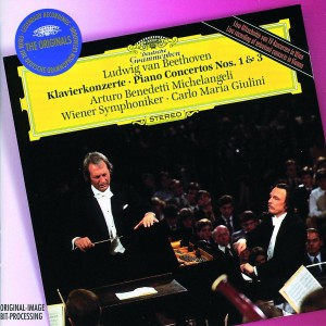 Beethoven - Piano Concertos Nos. 1 & 3 (Arturo Benedetti Michelangeli, Wiener Symphoniker, Carlo Maria Giulini) (CD)