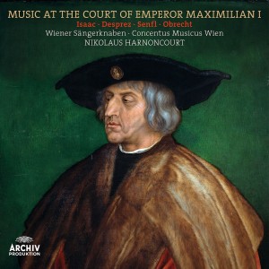 CONCENTUS MUSICUS VIENNA, NIKOLAUS HARNONCOURT, WIENER SÄNGERKNABEN, CHORUS VIENNENSIS-MUSIC AT THE COURT OF EMPEROR MAXIMILIAN I. (LP)