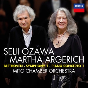 MARTHA ARGERICH, MITO CHAMBER ORCHESTRA, SEIJI OZAWA-BEETHOVEN: SYMPHONY NO.1 IN C; PIANO CONCERTO NO.1 IN C