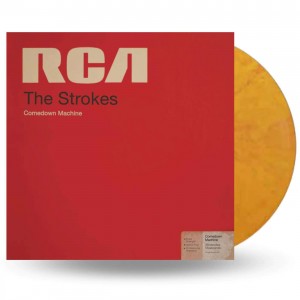 THE STROKES-COMEDOWN MACHINE (2013) (YELLOW & RED MARBLED VINYL)