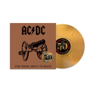 AC/DC-FOR THOSE ABOUT TO ROCK (GOLD VINYL)