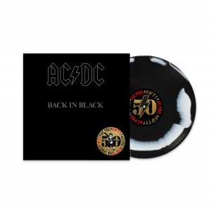 AC/DC-BACK IN BLACK (50th ANNIVERSARY EDITION) (BLACK & WHITE SWIRL VINYL)