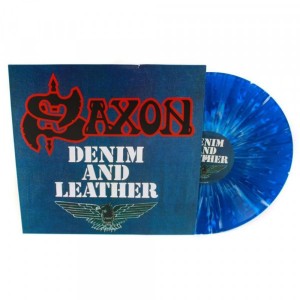 Saxon - Denim And Leather (1981) (Blue & White Splatter Vinyl)