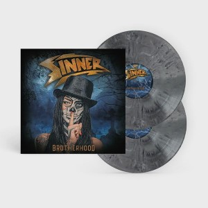 Sinner - Brotherhood (2022) (2x White/Black Marbled Vinyl)