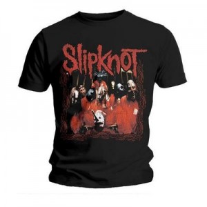 Slipknot Unisex T-Shirt: Band Frame (Black) (Large)