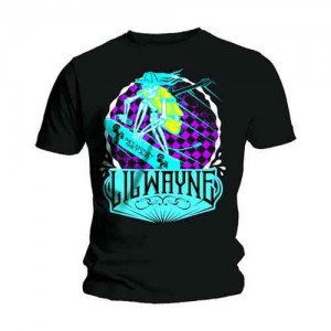 Lil Wayne Unisex T-Shirt: Get Money (Black) (Large)