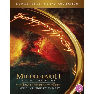 Middle Earth Collection:  Lord Of The Rings Trilogy + Hobbit Trilogy (Extended Editions 30x Blu-Ray)