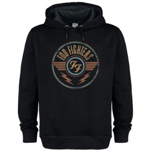 Foo Fighters Air Amplified Black Large Hoodie Sweatshirt