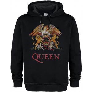 Queen Royal Crest Amplified Black X Large Hoodie Sweatshirt