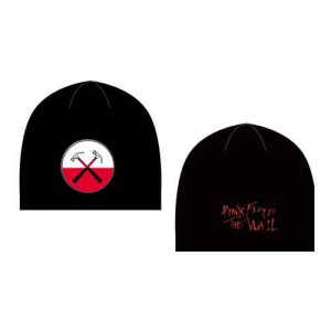 Pink Floyd Unisex Beanie Hat: The Wall Hammers Logo (Black)