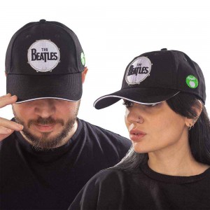 The Beatles Unisex Baseball Cap: Drum (Black)