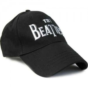 The Beatles Unisex Baseball Cap: Sonic Shining Drop T Logo (Black)