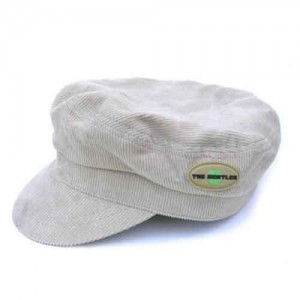 The Beatles Unisex Help! Hat: Help! (Beige) (Corduroy/Badge) (Small)