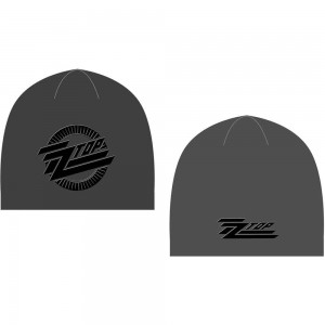 ZZ Top Unisex Beanie Hat: Circle Logo (Grey)