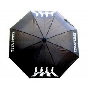 The Beatles Umbrella: Abbey Road (Black) (Retractable)