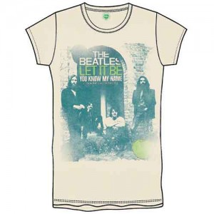 The Beatles Kids T-Shirt: Let It Be/You Know My Name (Natural) (11-12 Years)