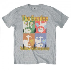 The Beatles Unisex T-Shirt: Yellow Submarine Sea of Science (Heather Grey) (XX-Large)