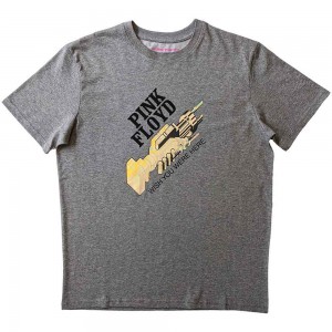 Pink Floyd Unisex T-Shirt: WYWH Robot Shake (Grey) (Medium)