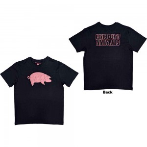 Pink Floyd Unisex T-Shirt: AWBDG (Navy Blue) (Back Print) (Large)