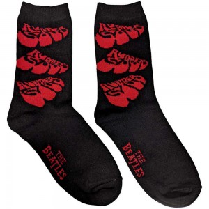 The Beatles Ladies Ankle Socks: Rubber Soul (Black) (UK Size 4 - 7)
