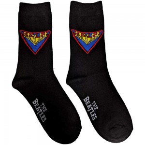 The Beatles Unisex Ankle Socks: HELP! (Black) (UK Size 7 - 11)