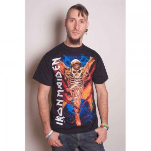 Iron Maiden Unisex T-Shirt: Vampyr (Black) (Large)