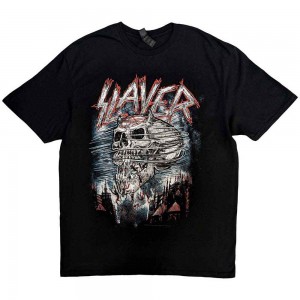Slayer Unisex T-Shirt: Demon Storm (Black) (X-Large)