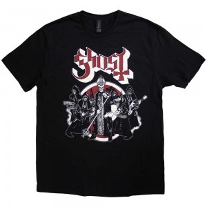 Ghost Unisex T-Shirt: Road to Rome (Black) (Medium)