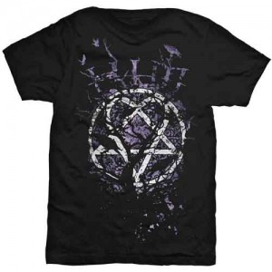 HIM Unisex T-Shirt: Crows (Black) (X-Large)