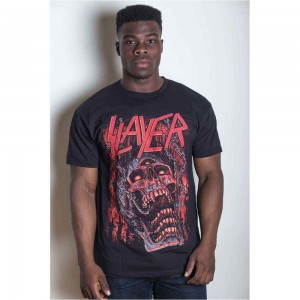 Slayer Unisex T-Shirt: Meat hooks (Black) (Large)