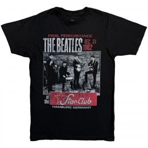 The Beatles Unisex T-Shirt: Star Club, Hamburg (Black) (XX-Large)