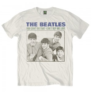 The Beatles Unisex T-Shirt: You Can´t Do That (White) (X-Large)